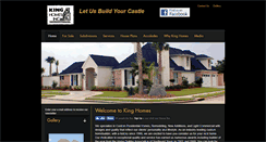 Desktop Screenshot of kinghomesinc.com